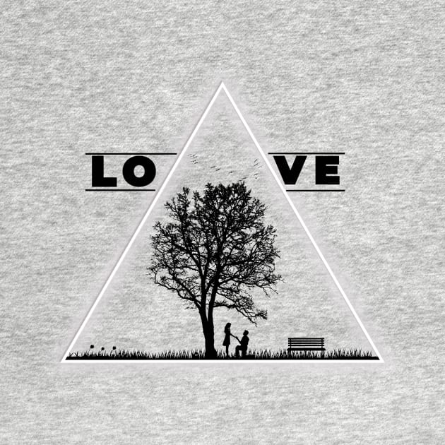 Love Triangle, Proposing, Wedding, Lovers, Nature by Stoiceveryday